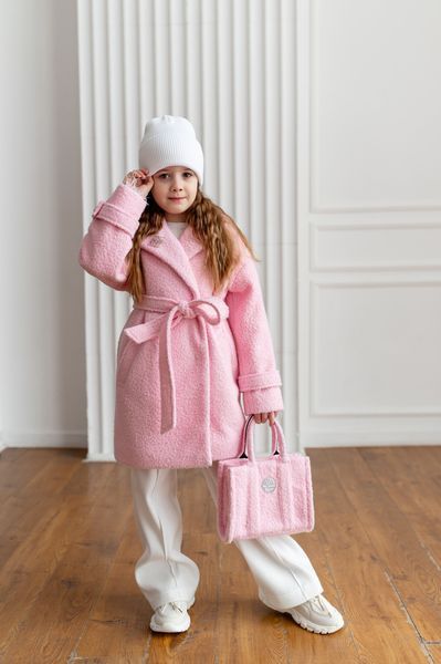Пальто Фібі букле для дівчинки &mdash; Mini Queenie