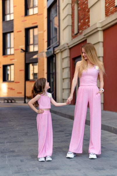 Сорочка, топ та шорти трикотаж для дівчинки &mdash; Mini Queenie