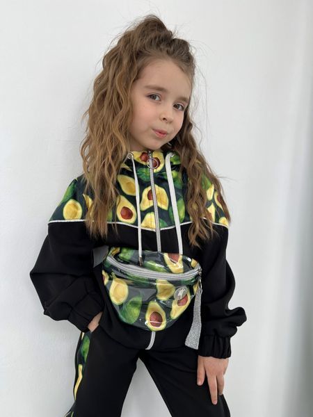 Спортивний костюм Тропік з штанами для дівчинки &mdash; Mini Queenie