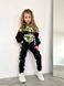 Спортивний костюм Тропік з штанами для дівчинки від Mini Queenie &mdash; вигляд 1
