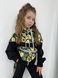 Спортивний костюм Тропік з штанами для дівчинки від Mini Queenie &mdash; вигляд 2