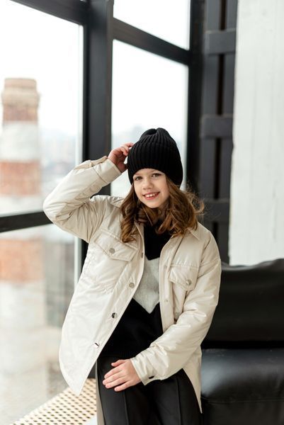 Куртка сорочка для дівчинки &mdash; Mini Queenie
