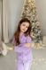 Піжама Еліза бузкова для дівчинки від Mini Queenie &mdash; вигляд 6