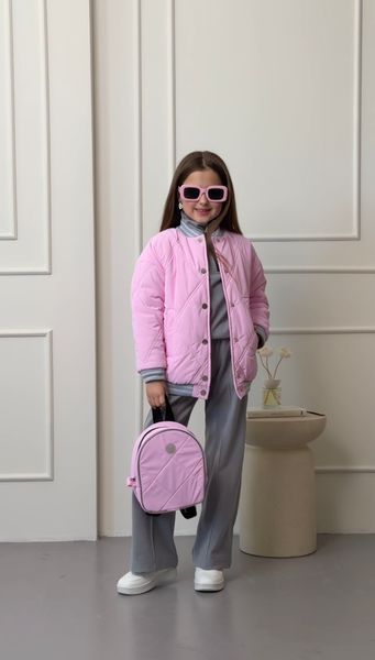 Бомбер стьобаний для дівчинки &mdash; Mini Queenie