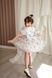 Сукня Адель органза із принтом для дівчинки від Mini Queenie &mdash; вигляд 2