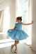 Сукня Кенді блакитна для дівчинки від Mini Queenie &mdash; вигляд 1