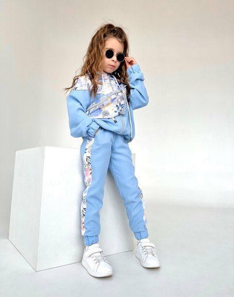 Спортивний костюм Тропік з штанами для дівчинки &mdash; Mini Queenie