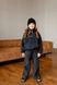 Спортивний костюм Мішель зі куліскою для дівчинки від Mini Queenie &mdash; вигляд 1