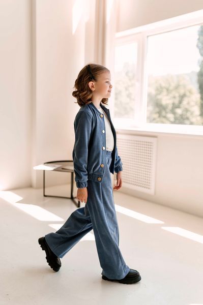 Бомбер та штани кльош для дівчинки &mdash; Mini Queenie