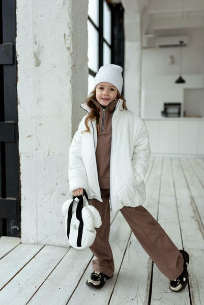 Демі куртка Ромби для дівчинки &mdash; Mini Queenie