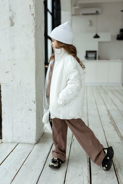 Демі куртка Ромби для дівчинки &mdash; Mini Queenie