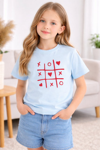Футболка Tic-tac-toe для дівчинки &mdash; Mini Queenie
