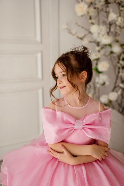 Сукня Мія рожева для дівчинки &mdash; Mini Queenie