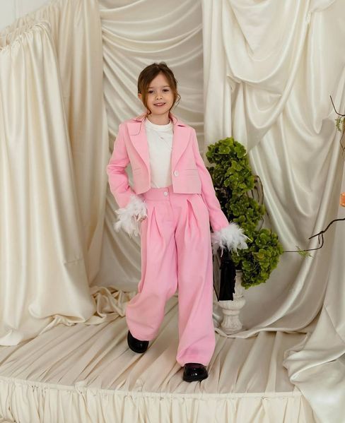 Піджак Трініті зі штанами палаццо для дівчинки &mdash; Mini Queenie