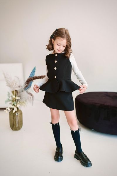 Жилетка Марго та спідниця для дівчинки &mdash; Mini Queenie