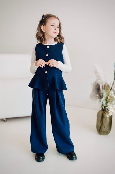Жилетка Джейн та штани палаццо для дівчинки &mdash; Mini Queenie