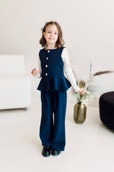 Жилетка Джейн та штани палаццо для дівчинки &mdash; Mini Queenie