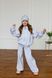 Спортивний костюм Сінті зі змійкою для дівчинки від Mini Queenie &mdash; вигляд 1