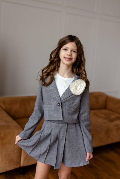 Піджак Трініті та спідниця для дівчинки &mdash; Mini Queenie
