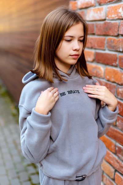 Спортивний костюм "Be Brave" для дівчинки &mdash; Mini Queenie
