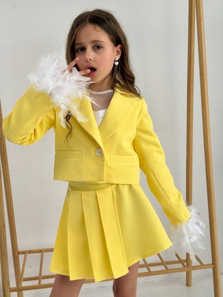 Костюм Трініті зі спідницею для дівчинки &mdash; Mini Queenie