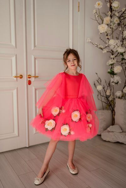 Сукня Піон зі крильцями для дівчинки &mdash; Mini Queenie