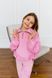 Спортивний костюм Мішель велюровий з затяжкою для дівчинки від Mini Queenie &mdash; вигляд 3